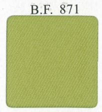 Bild på gröngult tyg BF871 för brodyr av tygmärken