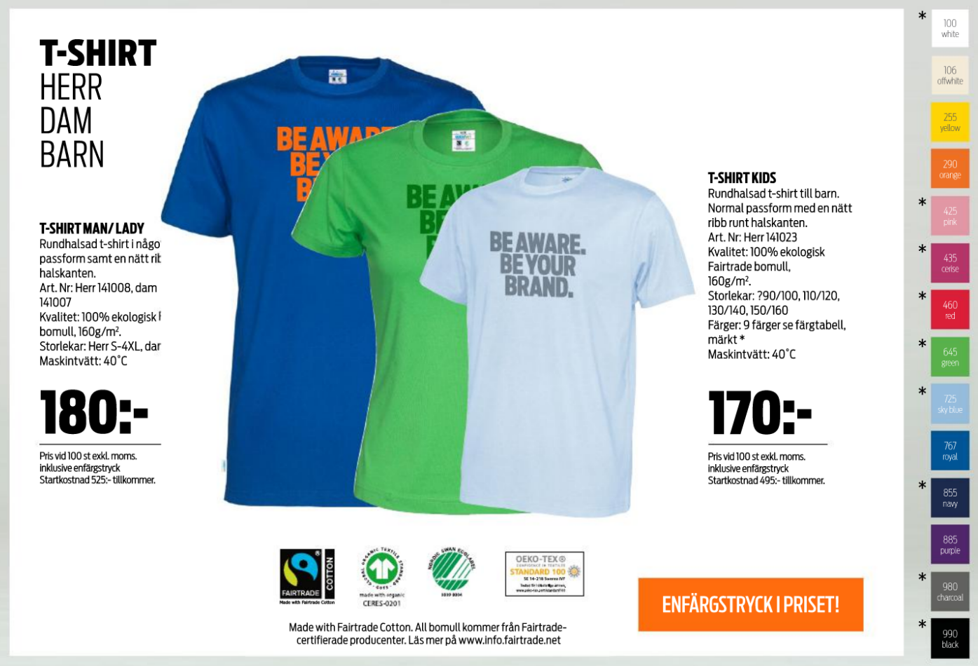 ekologisk t-shirt,ekologisk bomull,t-shirt med tryck,barn t-shirt,organisk bomull,
